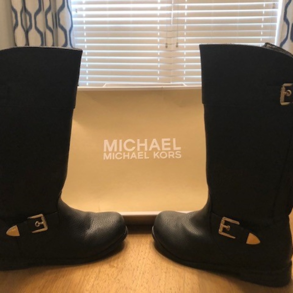 Girls Michael Kors Black Boots Size 12
